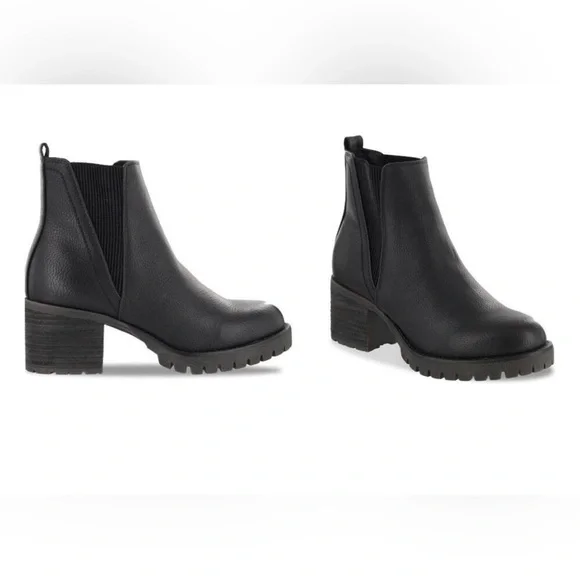 MIA Black Chunky Heel Jody Bootie in Black Women’s size 9 - Picture 8 of 14